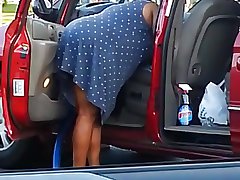 upskirt granny with fat bore